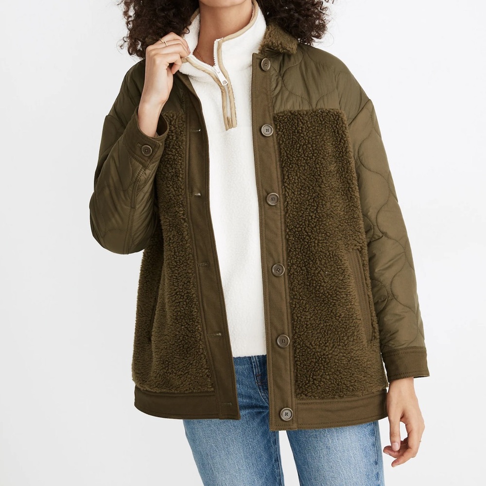 Madewell Hybrid Sherpa Jacket